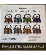 Kitchenworks  2.5 QUART High Quality Stainless Steel Tea Kettle Silver/B... - $38.03 CAD