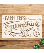 Pumpkins Stencil Pattern for Home Decor and Crafts, Reusable Mylar Templ... - $20.09 CAD+
