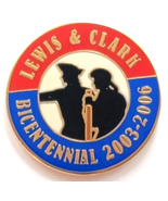 2006 Lewis Clark Bicentennial Explorer Silhouette Historic Pin Red White... - $237.41 MXN