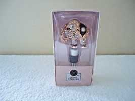 &quot; NIB &quot; Modern Expressions Jeweled Elephant Wine Stopper &quot; GREAT GIFT ITEM &quot; - £11.92 GBP