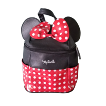 Disney Minnie Mouse Polka Dot Mini Backpack Dani by Danielle Nicole Red Bow Ears - £38.87 GBP