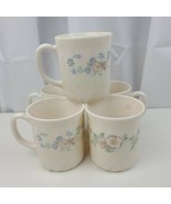 Arcopal France Champetre 5-Coffee Mugs Pastel Floral Design Swirl FREE S... - €38,08 EUR