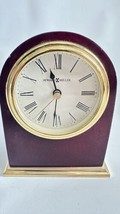 Howard Miller Rosewood Arch Style Table Clock Model 613-487 5” X 4” Desk - £10.78 GBP