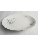(4) Royal Heiden RHE3 Dinner Plates Aqua &amp; Gray Flowers Bavaria Germany ... - $101.53 CAD
