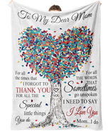 Gifts for Mom, Mom Birthday Gifts, Mom Blanket, Gifts for Mom from Daugh... - £30.82 GBP