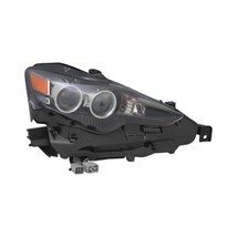 Headlight For 2014-2015 Lexus IS250 Passenger Side Black Housing With Clear Lens - £462.64 GBP
