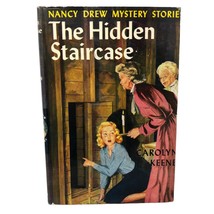 Nancy Drew # 02 The Hidden Staircase Dust Jacket Tweed 1959 - $79.19