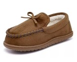 Kids L 2/3 Blue Mountain Boy&#39;s Moccasin Slipper Tan - $12.99