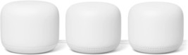 Google Nest WiFi Router 3 Pack ( One Router &amp; Two extenders) 2ndGEneration 4x4 - £134.25 GBP
