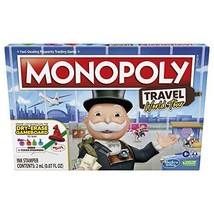 Monopoly World Tour Board Game with Token Stampers and Dry-Erase Gameboard - £17.14 GBP