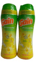2X Gain 10 Fireworks Fresh Splash In Wash Scent Booster 10 Oz. Each - £23.73 GBP