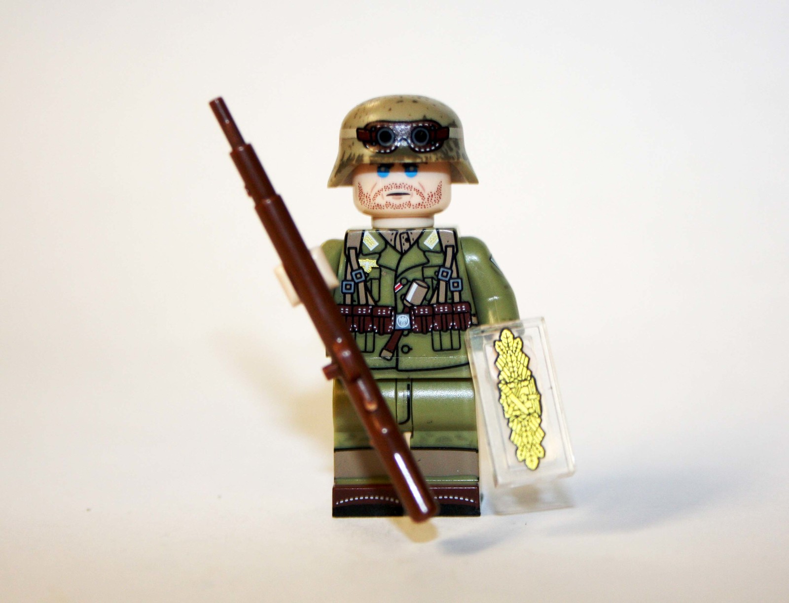 Minifigure German Afrika Korps Goggles Ww2 Army US Seller - $7.98