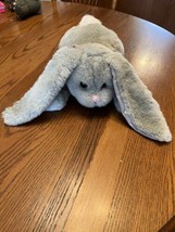 Animal Adveture plush Grey Gray Long floppy Ear Bunny Rabbit Rare 15&quot; pa... - $29.65