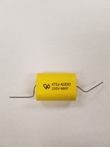 4.7uF 250V Metallized Polypropylene MKP Audio Audiophile grade Capacitor - $113.38 MXN