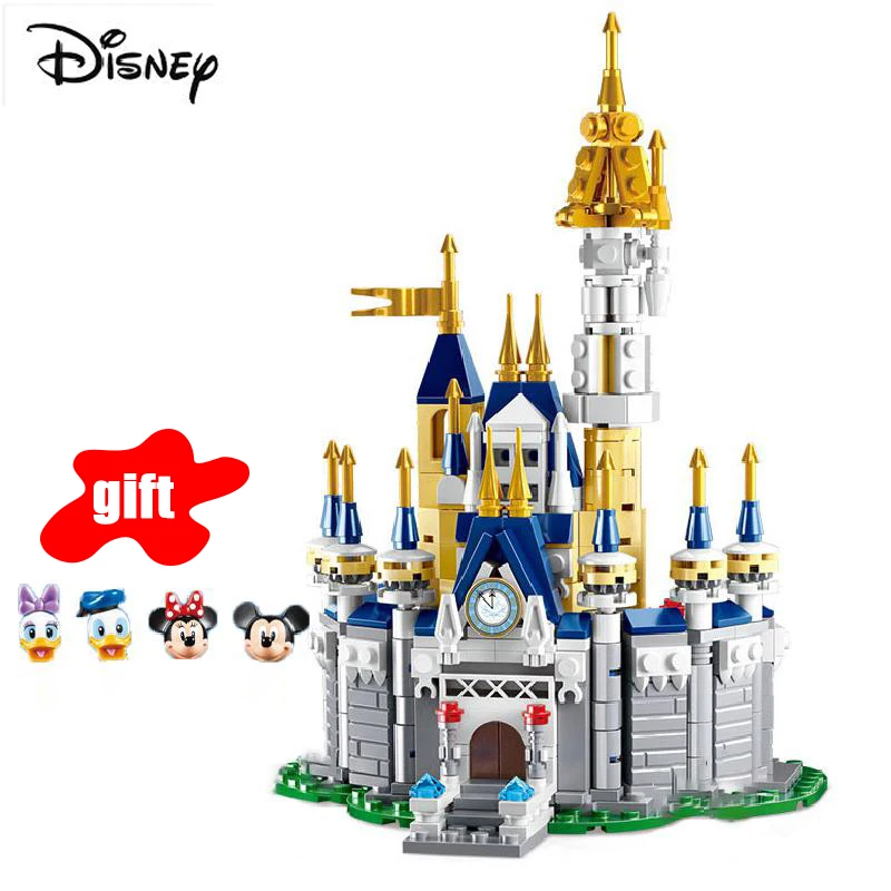 Disney Castle Palaces Assembly Building Blocks Mickey Minnie Mouse Duck ... - $28.42+