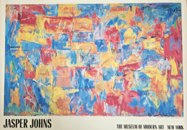 Jasper Johns - Poster Original - Map - Moma Nyc - 170cm x 120cm - Rare Oop 1989 - £271.38 GBP