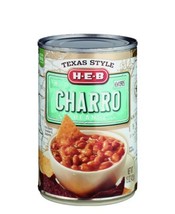 HEB Texas Style Charro Beans 15 Oz Can (Pack of 6) - £31.11 GBP