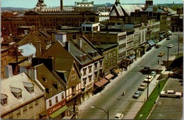 Canada Quebec Rue de La Fabrique Street Businesses L&#39;Artisan Vintage Pos... - £7.34 GBP