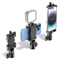 KDD Cell Phone Tripod Mount Adapter with Ball Head, 360° Rotating Phone Holder S - £15.95 GBP