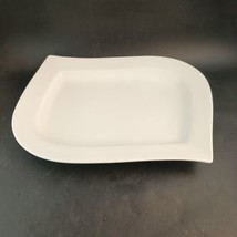 Palm Restaurant Ware Dinner Plate, Modernist Ceramic In White, OBO - £23.35 GBP
