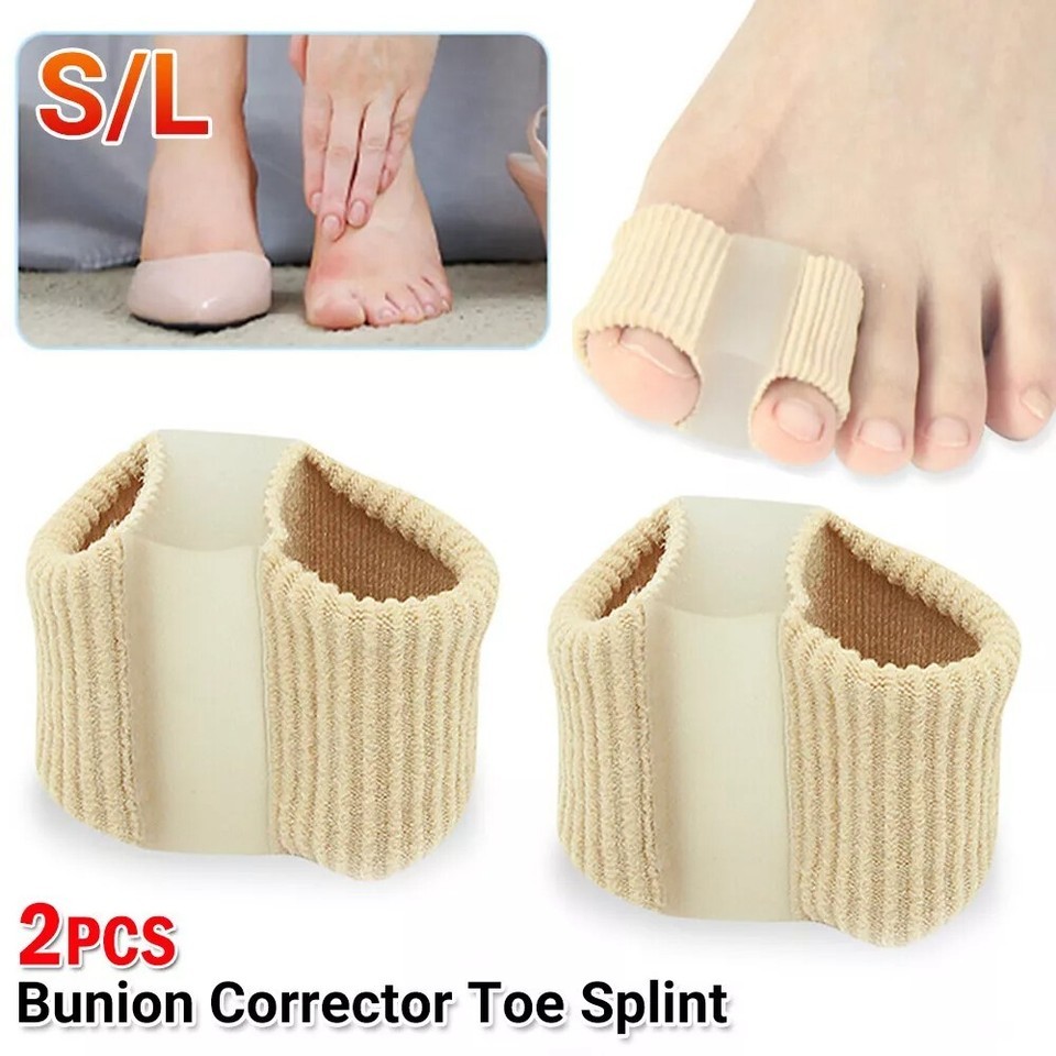 2PCS Bunion Corrector Toe Splint Straightener Hallux Valgus Foot Separator - $15.99