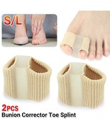 2PCS Bunion Corrector Toe Splint Straightener Hallux Valgus Foot Separator - $21.93 CAD