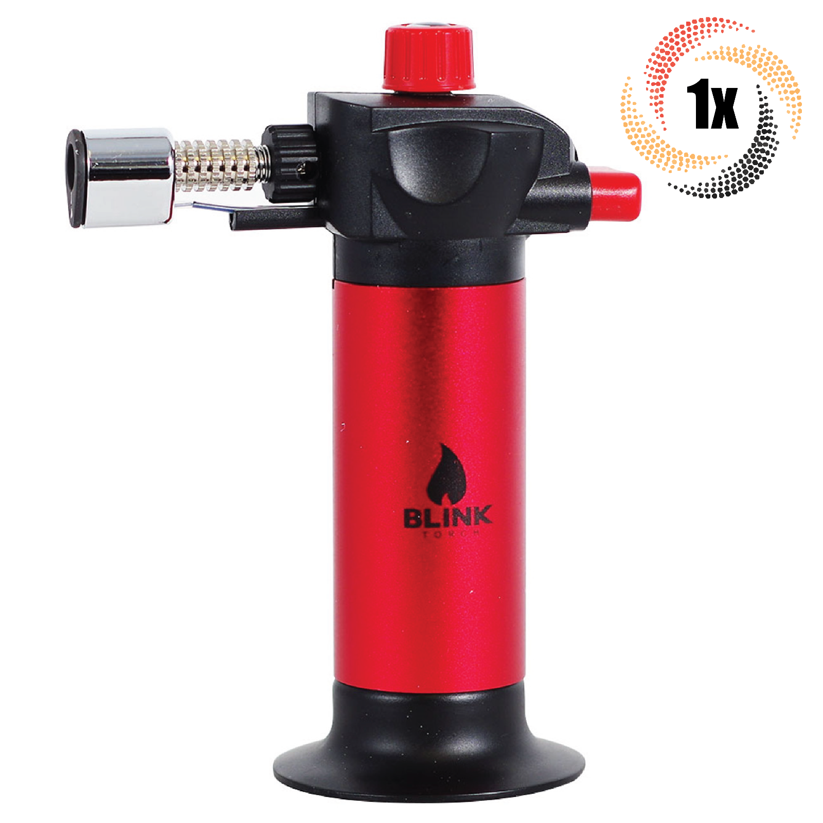 1x Torch Blink MB05 Red Dual Flame Butane Torch | Special Edition - $24.48