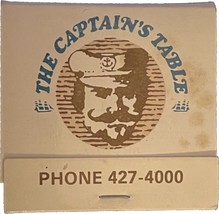 The Captain&#39;s Table, Deerfield Beach, Florida, Match Book Matches Matchbook - £7.87 GBP
