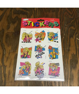 Vintage bright colors Barbie stickers Gibson greetings brand from 1989  - $27.15 CAD
