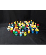 Vintage Mixed Lot Of 56 LITTLE PEOPLE &amp; TIKES FIGURES Fisher Price Plast... - $1,474.09 MXN