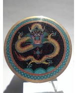 Fine Chinese Cloisonne 5 Claw Dragon Tea caddy container humidor - £542.97 GBP