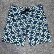 Patagonia Boardshorts Mens 32 (33) Blue Geometric Lightweight 8.5&quot; Insea... - $20.64