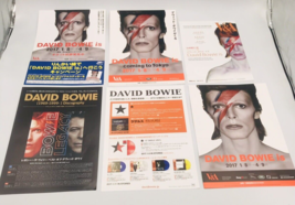 2017 Six (6) David Bowie Is Tokyo Japan Exhibit Pamphlet Flyers Lot - $18.49