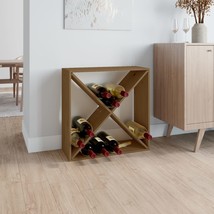 Wine Cabinet Honey Brown 62x25x62 cm Solid Wood Pine - £40.81 GBP
