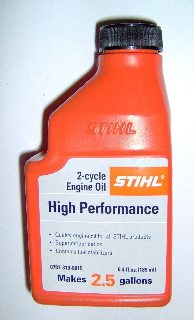 1 High Performance 2 cycle Engine Oil 6.4oz MAKES 2.5 GALLON STIHL 0781-319-8015 - $22.62