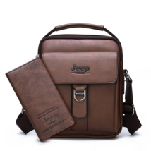 JEEP BULUO Brand New High Quality Leather Crossbody Messenger bag and Wa... - $809.71 MXN