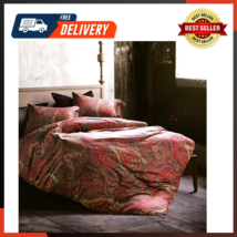 Boho Paisley Print Luxury Duvet Quilt Cover And Shams 3pc Bedding Set Bohemian - £109.91 GBP