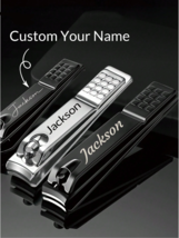 Personalized Nail Clipper Custom Engraved Name Nail Salon Stainless Stee... - $161.58 MXN+