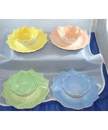 Vintage Fire King Vitrock lotus plate and bowl set of 12 (24 total pieces!) - $329.28 CAD