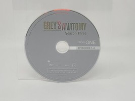 Grey&#39;s Anatomy Third Season 3 Disc 1 Replacement Dvd Disc Only - £3.89 GBP