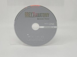 Grey&#39;s Anatomy Third Season 3 Disc 1 Replacement Dvd Disc Only - $4.94