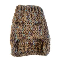 Crocheted Handmade Brown Small Dog Sweater - New - $11.88