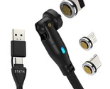 360 Pro Magnetic Charging Cable For Type C And Micro Usb, 100W Magnetic ... - $55.99