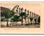 San Gabriel Archangel Mission CA California UNP UDB Postcard S24 - $2.92