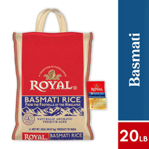 Naturally Aged Indian White Basmati Rice, Long-Grain, Gluten-Free - 20 L... - $40.90