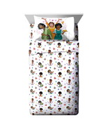 Encanto The Family Madrigal Kids 4-Piece Full Sheet Set, Microfiber, Whi... - $656.60 MXN