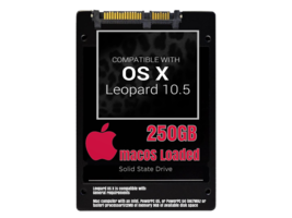 macOS Mac OS X 10.5 Leopard Preloaded on 250GB Solid State Drive - $49.99