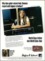 Andy Timmons (Danger Danger) 1994 Hughes &amp; Kettner Tubeman guitar amp ad print - £3.38 GBP