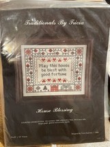 1985 House Blessings Counted Cross Stitch Kit Traditionals by Tricia Vin... - $10.44