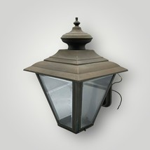 Metallo Applique Lampada Veranda Luce Color Ottone - £170.24 GBP